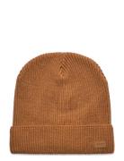 Melton Basic Ribbed Beanie Brun