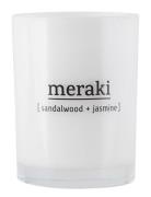 Scented Candle, Sandalwood & Jasmine Doftljus White Meraki