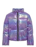 Kogceline Metallic Short Puffer Cs Otw Fodrad Jacka Purple Kids Only