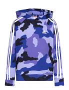 J Bl Camo Ft Hd Sport Sweat-shirts & Hoodies Hoodies Blue Adidas Sport...