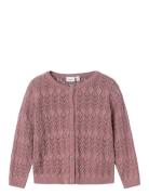 Nmfhipil Ls Knit Card Tops Knitwear Cardigans Pink Name It