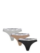 Calvin Klein 3 Pack Thong Multi/patterned