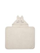 Liewood Vilas Rabbit Baby Hooded Towel Beige