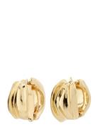 Pilgrim Stay Recycled Hoop Earrings Guld