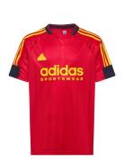 J Np Tee Sport T-shirts Short-sleeved Red Adidas Sportswear