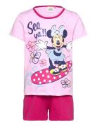 Pyjama Pyjamas Set Pink Minnie Mouse