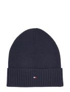 Tommy Hilfiger Th Flag Pima Cotton Beanie Marinblå