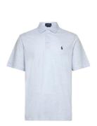 Polo Ralph Lauren Classic Fit Cotton-Linen Mesh Polo Shirt Blå