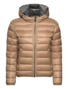 Ladies Down Jacket Fodrad Jacka Brown Colmar