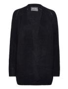 Mmthora Long Cardigan Tops Knitwear Cardigans Black MOS MOSH