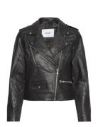 Nümph Nuzandras Leather Jacket Svart