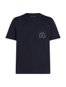 Tommy Hilfiger Hilfiger Arch Pocket Tee Marinblå