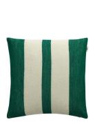 GANT Stripe Wool Cushion Grön