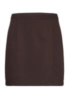 Annali Skirt-1 Kort Kjol Brown A-View