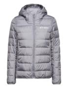 W Multi Down J Sport Jackets Padded Jacket Grey Adidas Terrex