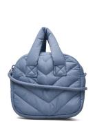 Quilted Mini Cross Bag Tote Väska Blue Mango