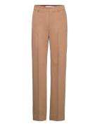 Mango Straight Suit Trousers Brun