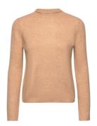 Mango High Collar Sweater Beige