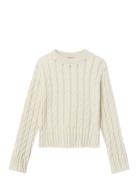 LMTD Nlflinje Ls Short Knit Vit