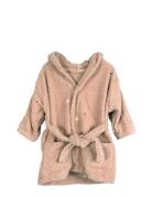 Filibabba Embroidered Bathrobe 1-2 Years - Frappé Korall