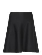 Als Short Knit Skirt Knälång Kjol Black NORR