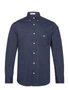 GANT Reg Classic Poplin Shirt Marinblå