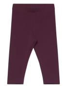 Lindex Leggings Brushed Inside Basic Lila