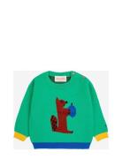 Bobo Choses Baby Hungry Squirrel Jumper Grön