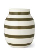 Kähler Omaggio Vase H20 Cm Olive Green Grön