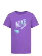 Nike Printed Club Graphic Tee Tops T-shirts Short-sleeved Purple Nike