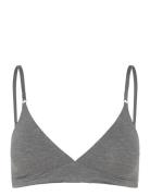 Lindex Bra Soft Bra Carin Cotton Grå