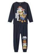 Nmmaspek Pawpatrol Ls Nightset Noos Cplg Pyjamas Set Blue Name It