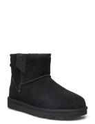 UGG W Classic Mini B Zip Svart