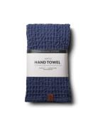 Waffle Hand Towel Home Textiles Bathroom Textiles Towels Blue Humdakin