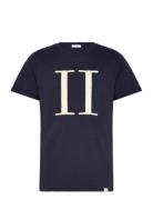 Encore Bouclé T-Shirt Kids Tops T-shirts Short-sleeved Navy Les Deux