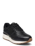 Women Lace-Up Låga Sneakers Black Tamaris