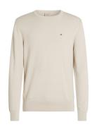 Calvin Klein Micro Pique Structure Sweater Beige