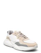 Leon_Runn_Enme Låga Sneakers Beige HUGO