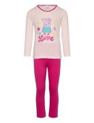 Pyjama Pyjamas Set Pink Gurli Gris