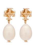 Kira Pearl Drop Earring Örhänge Smycken Gold Tory Burch