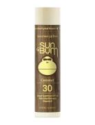 Sun Bum Original Spf 30 Sunscreen Lip Balm Coconut Solkräm Ansikte Nud...