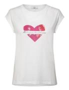 Coster Copenhagen Cc Heart Happy T-Shirt Vit