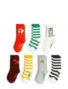 Mini Rodini Society 7-Pack Socks Sockor Strumpor Multi/patterned Mini ...