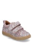 Shoes - Flat - With Velcro Låga Sneakers Pink ANGULUS