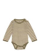 CeLaVi Body Ls - Yd Stripe Grön