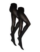 Pieces Pcnew Nikoline 90 Den Tights 2 Pack Noos Svart