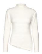 Selected Femme Slfganna Ls T-Neck Top Vit