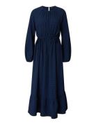 Theodora Maxi Dress Maxiklänning Festklänning Navy Lexington Clothing