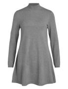 Vila Vicomfy A-Line Rollneck Knit Dress/Su/Pb Grå