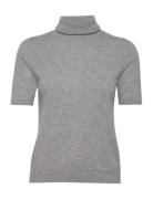 Davida Cashmere Turtleneck T-Shirt Grå